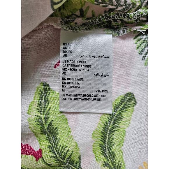 Charter Club Luxury 100% Linen Palm Beach Shirt, Size LP - Picture 9 of 12